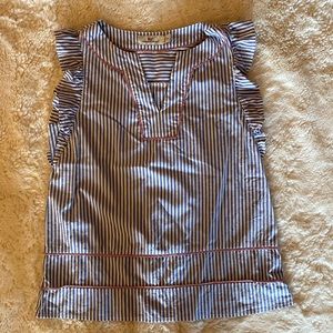 Ruffle Sleeve Vineyard Vines Top